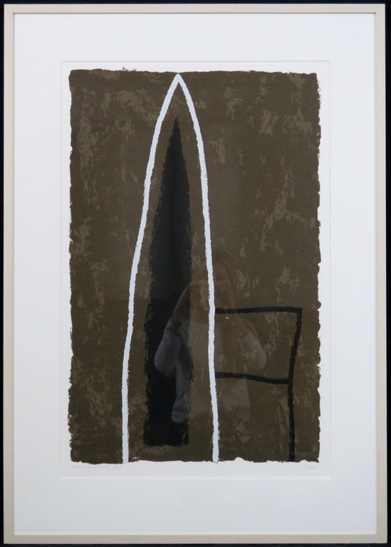 Harrie Gerritz: Zeefdruk, Spaanse gotiek - Ingelijst (Groot) verkocht voor € 75!