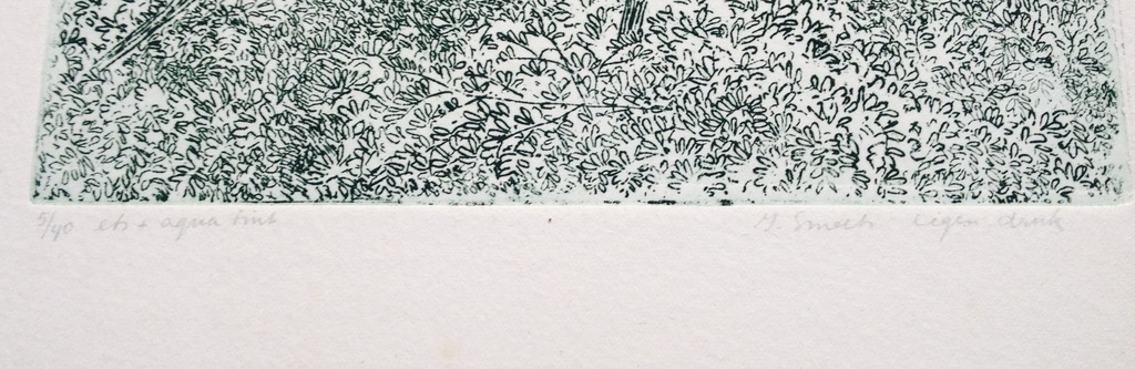 Ineke Smeets, ets aquatint, Zonder Titel VII, 1971 kopen? Bied vanaf 25!