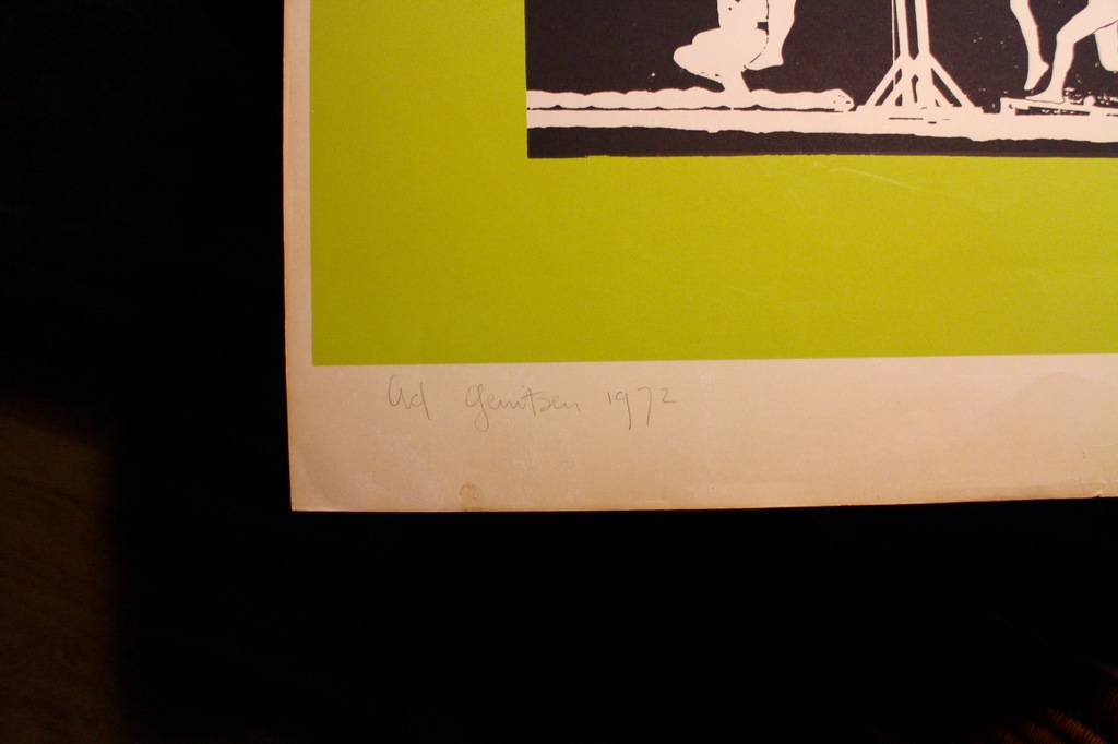 Ad Gerritsen: Zeefdruk,zonder titel kopen? Bied vanaf 1!