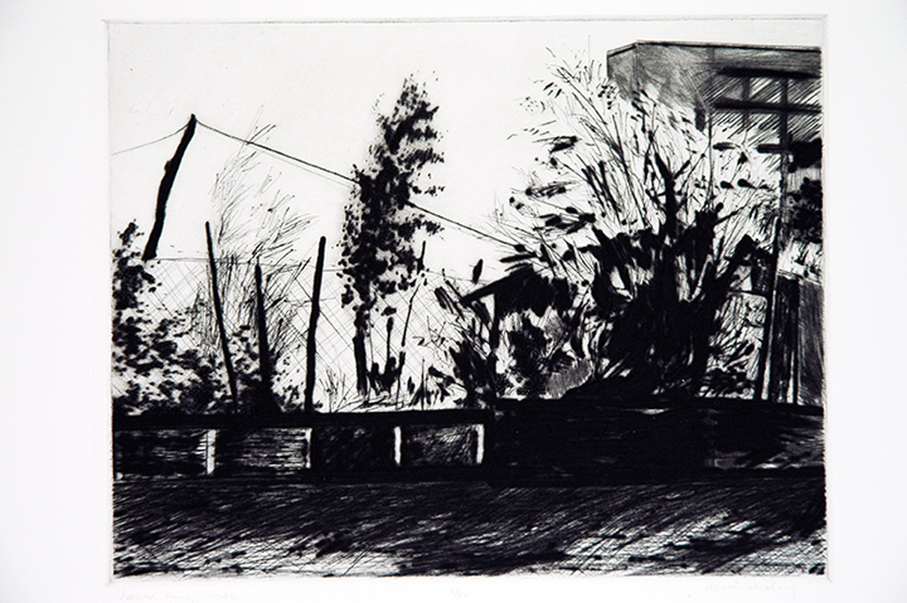 Hanne Huisjes: De windvlaag - ets, 1982 kopen? Bied vanaf 24!