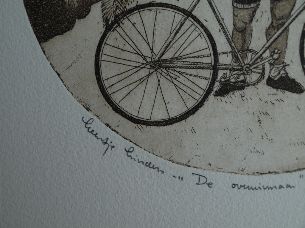 Leentje Linders : Ets en aquatint , De overwinnaar - 1977 kopen? Bied vanaf 25!