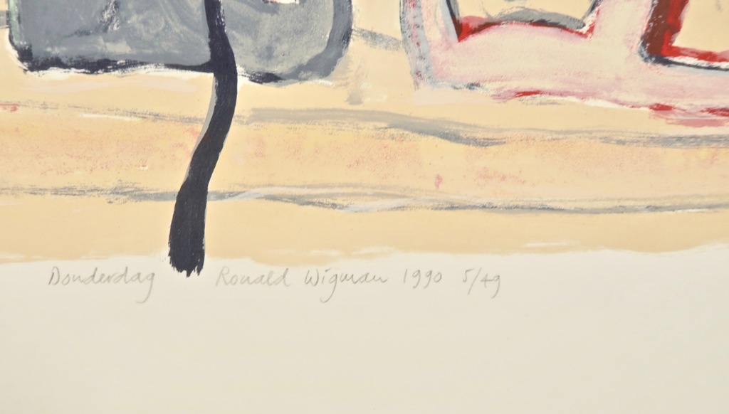 Ronald Wigman: Litho, Donderdag kopen? Bied vanaf 1!