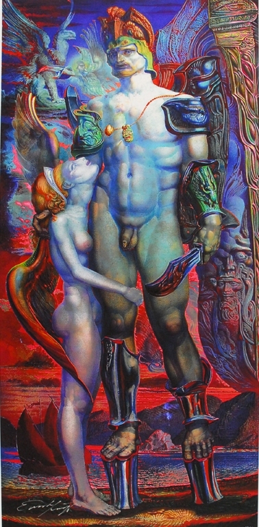 Ernst Fuchs : Perseus en de nimf kopen? Bied vanaf 45!