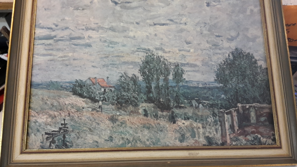 alfred sisley,zeer realistische kunstdruk,the brickfields. kopen? Bied vanaf 1!