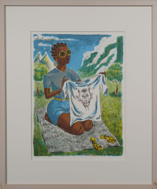 Frans Franciscus: Litho, Veronica in Kaapstad - Ingelijst kopen? Bied vanaf 1!