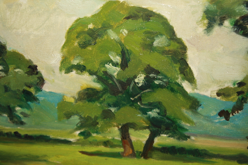 HAAGSE SCHOOL bomen in park - WR - mogelijk Roelofs kopen? Bied vanaf 1!