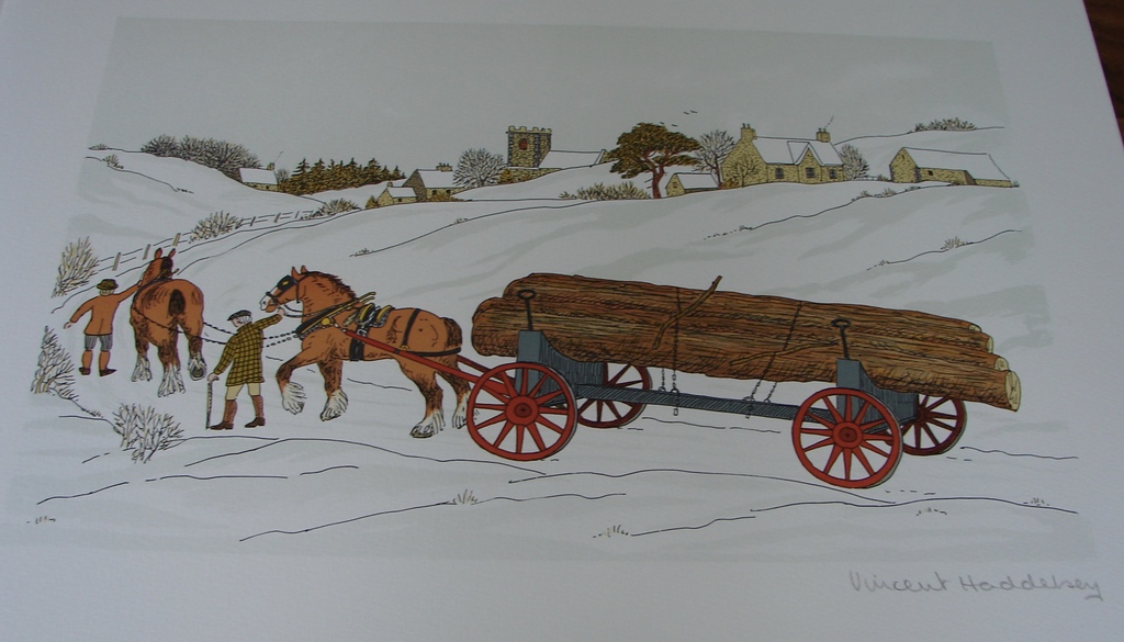 Originele cassette Vincent Haddelsey - 36 lithografieën - gesigneerd. kopen? Bied vanaf 200!