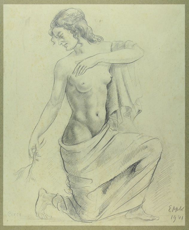 Emil Julies Epple: Tekening, Circe (uit de Griekse mythologie) kopen? Bied vanaf 195!