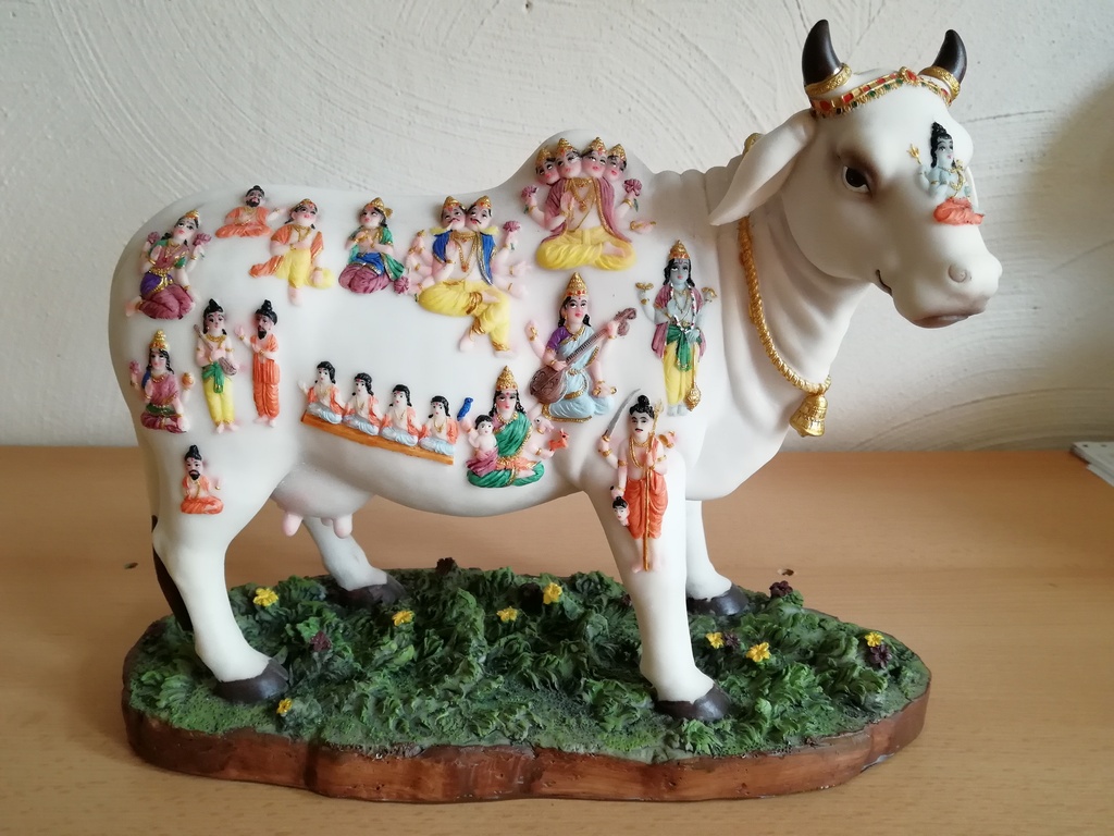 prachtig beeld van de Hare Krishna koe - uiterst zeldzaam - Hare Krishna kopen? Bied vanaf 1!