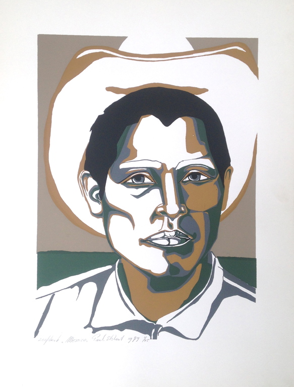 Paul Elshout. Zeefdruk. Mexico. kopen? Bied vanaf 1!