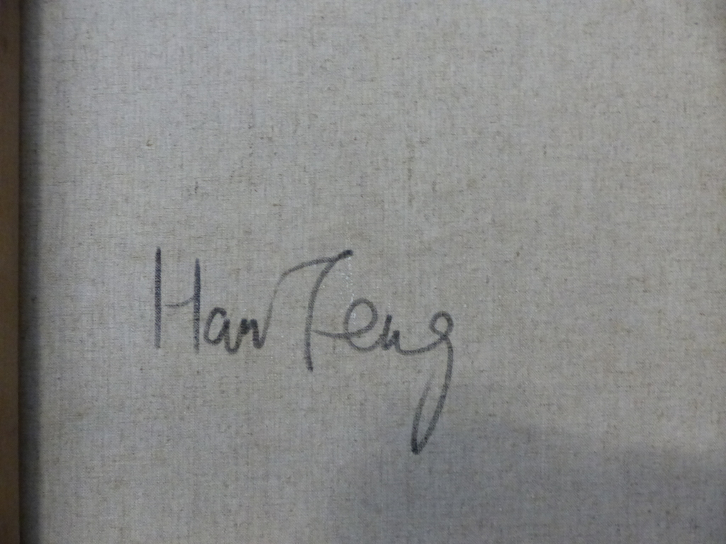 Han Teng, Olieverf op linnen, handgesigneerd,orgineel kopen? Bied vanaf 50!