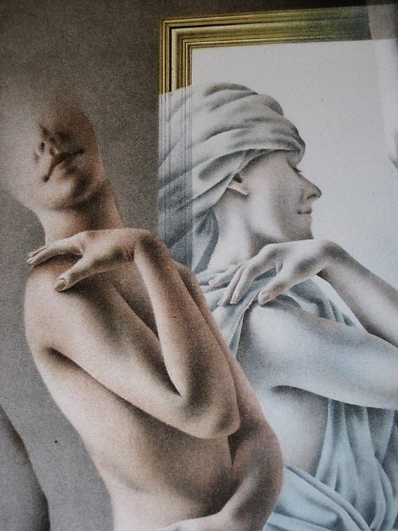 Realistisch Poen de Wijs (1948-2014) Lithografie "Vrouwelijk naakt bij Spiegel" kopen? Bied vanaf 1!