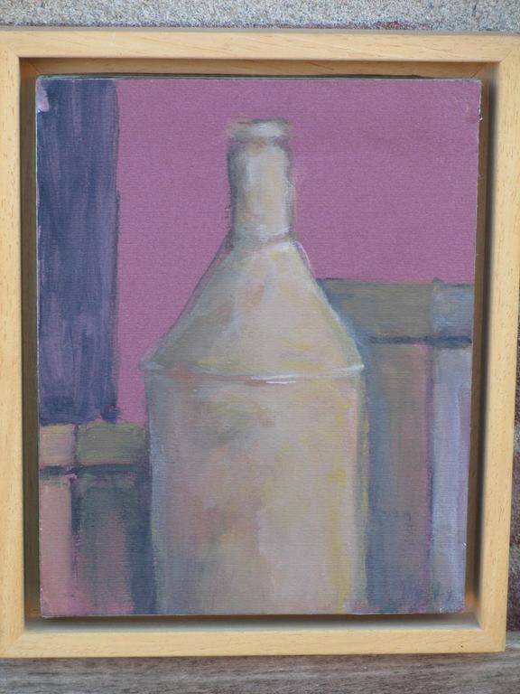 Pieter Wiegersma, Stilleven met fles, Olie op paneel verkocht voor € 50!