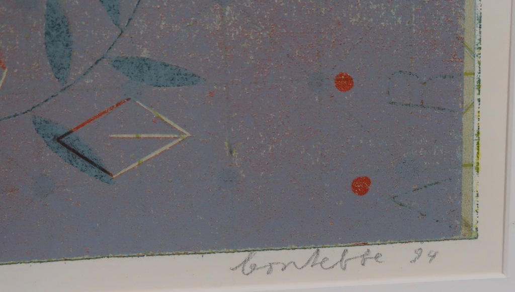 Leon Tebbe: Houtsnede, Z.T. - Ingelijst kopen? Bied vanaf 1!