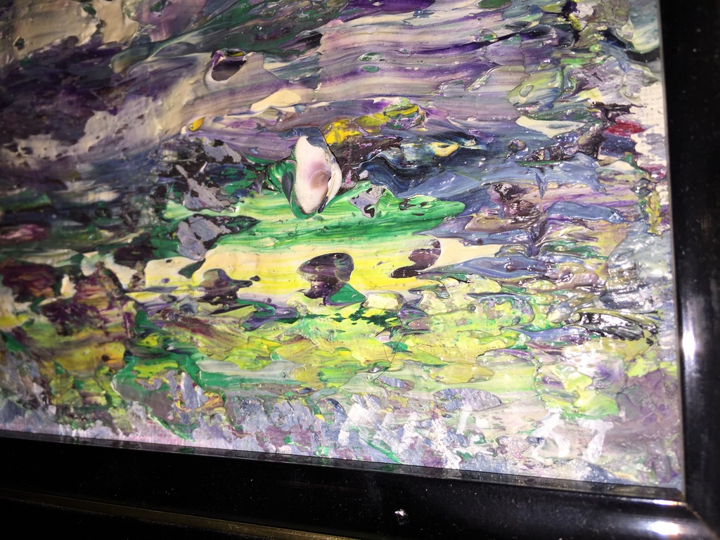 Abstract schilderij zeegezicht - olieverf op doek kopen? Bied vanaf 400!