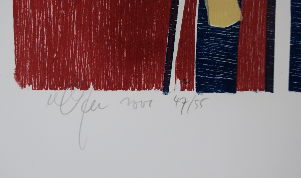 Vincent van Ojen: Houtsnede, Vaas met oranje lelies kopen? Bied vanaf 20!