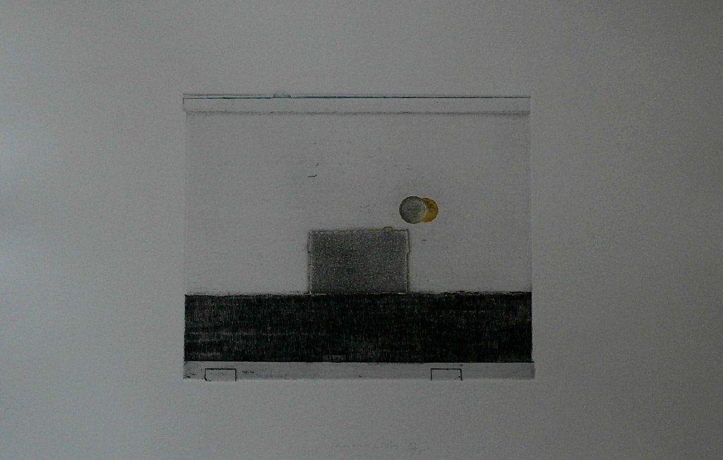 Eduard Flor - ets - 1971 verkocht voor € 55!