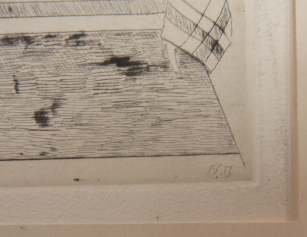 Lot met 4 werkjes, o.a. Sal Meijer: Litho, Kippen op een erf  kopen? Bied vanaf 1!