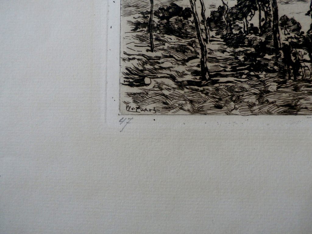 Willem de Zwart - Ets: Hakhout laden 3 kopen? Bied vanaf 55!