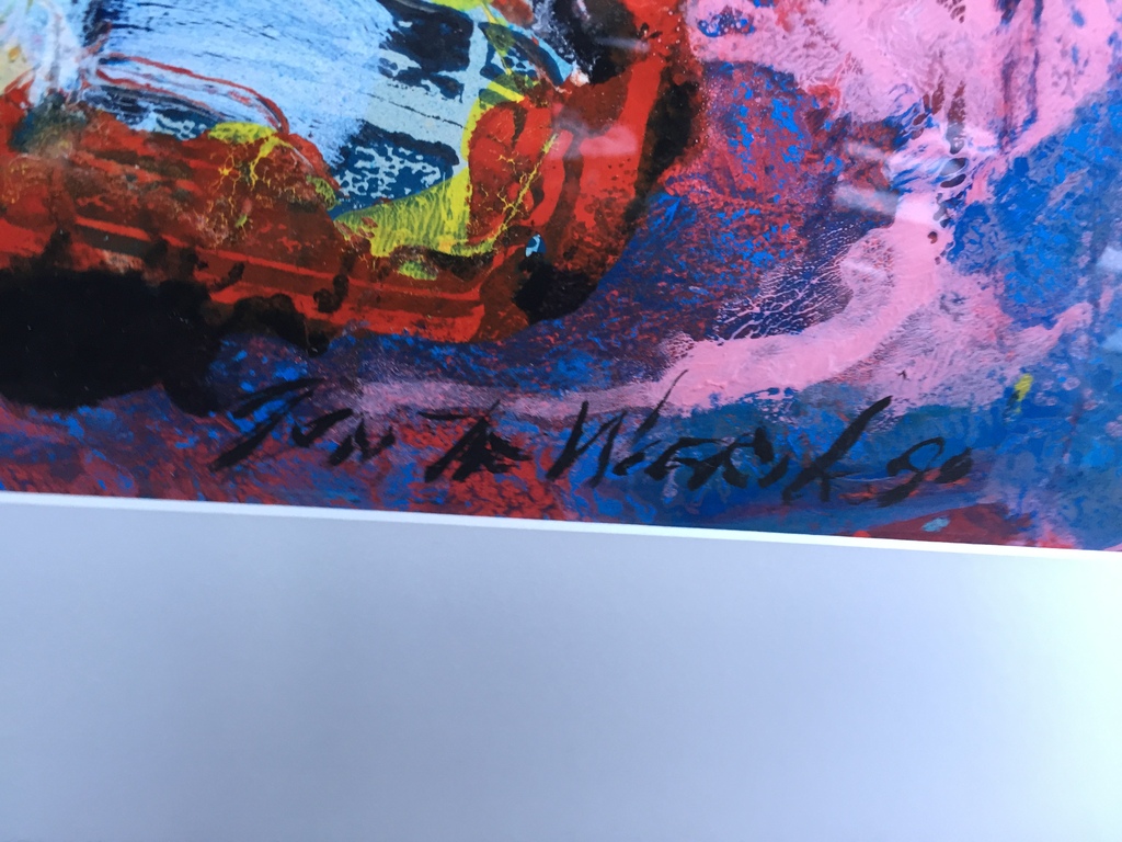 JAN TE WIERIK gemengde technieken op papier  Titel: sprookjes bestaan niet kopen? Bied vanaf 1!