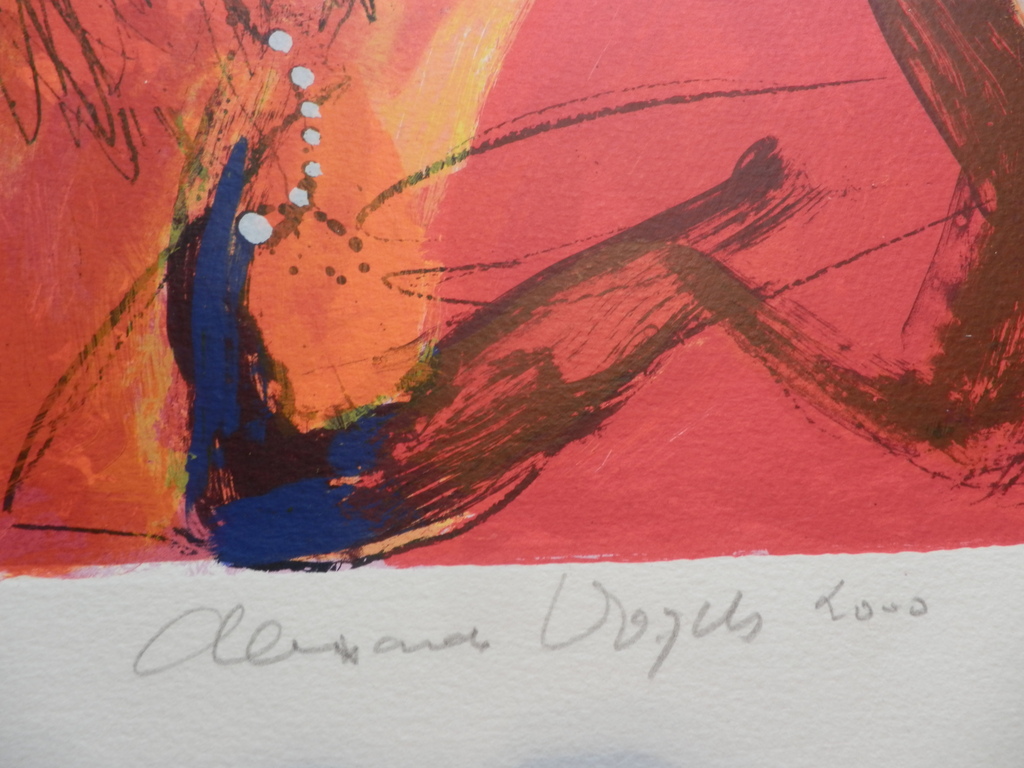 ALEXANDER VOGELS  Gr Zeefdruk(80x60cm)  WATERDRINKER uit 2000 kopen? Bied vanaf 75!