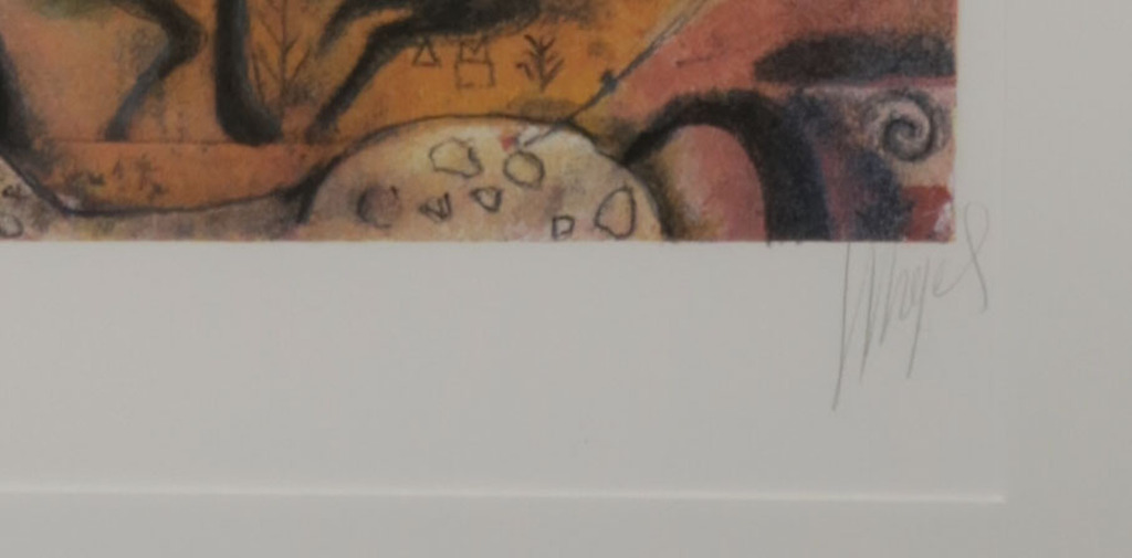 Astrid Engels: Litho, Etrurian war horses - Ingelijst kopen? Bied vanaf 40!