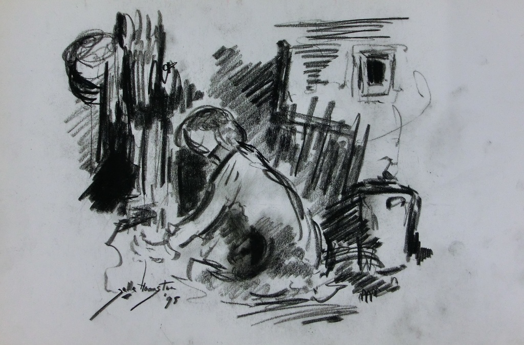 JELLE HOOGSTRA, VROUW IN TUIN kopen? Bied vanaf 10!