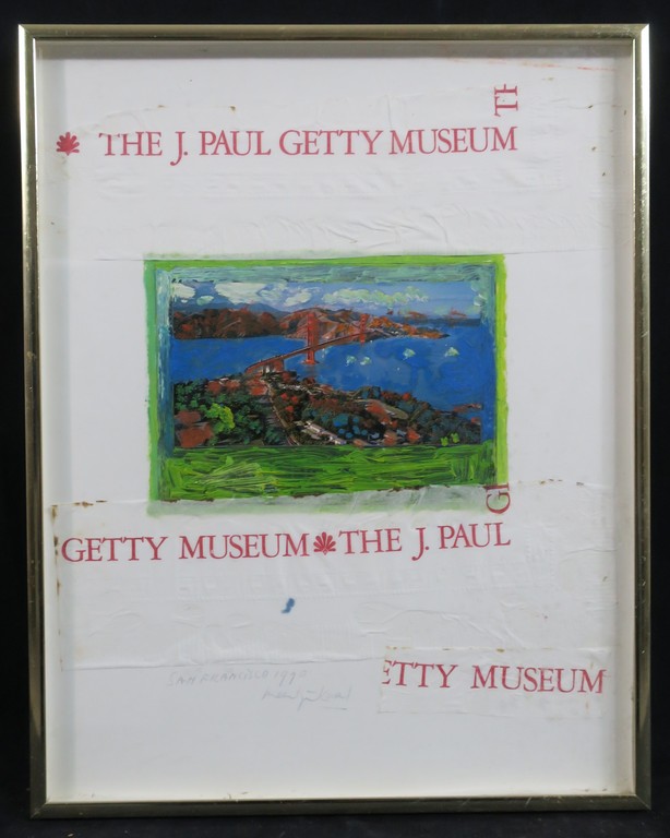 Meertje Kaal: Collage en Acryl,The J. Paul Getty Museum San Francisco- Ingelijst kopen? Bied vanaf 1!