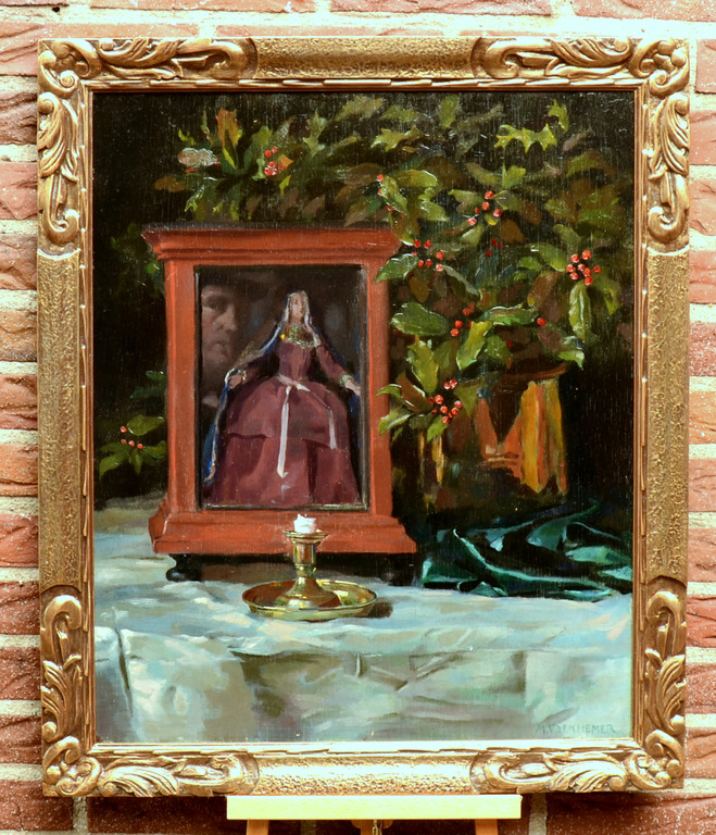  "Stilleven "- Maurice Volkhemer (1894 - 1978) - olieverf op paneel . kopen? Bied vanaf 60!