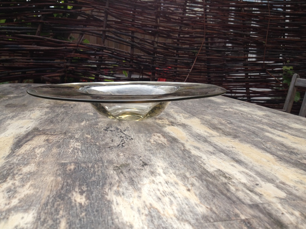 Kristalunie Maastricht, glazen Coquille schaal ontwerp W.J. Rozendaal kopen? Bied vanaf 30!