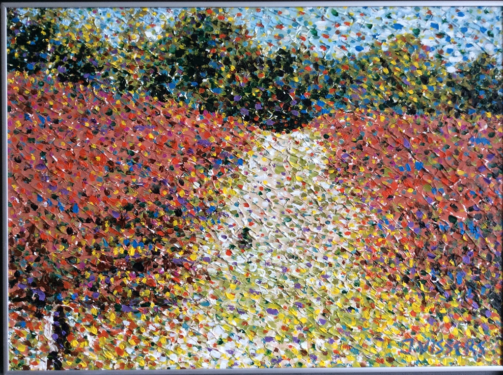 LAATSTE KANS! Jack Vissers: landschap, olieverf op paneel, ingelijst kopen? Bied vanaf 245!