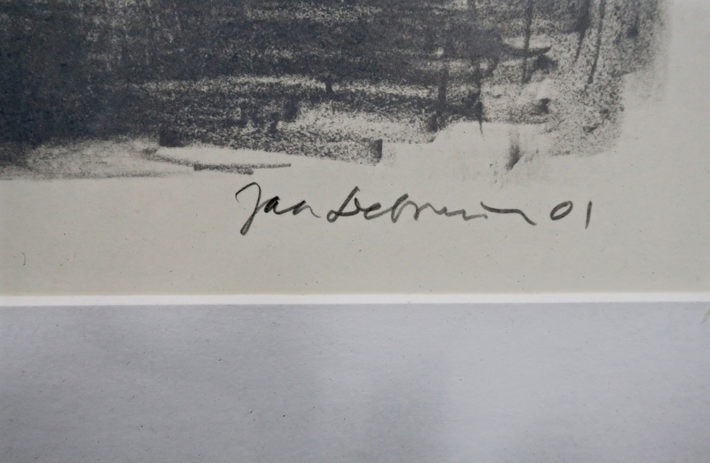 Jan de Bruin: Litho, Verlicht persoon - Ingelijst kopen? Bied vanaf 1!