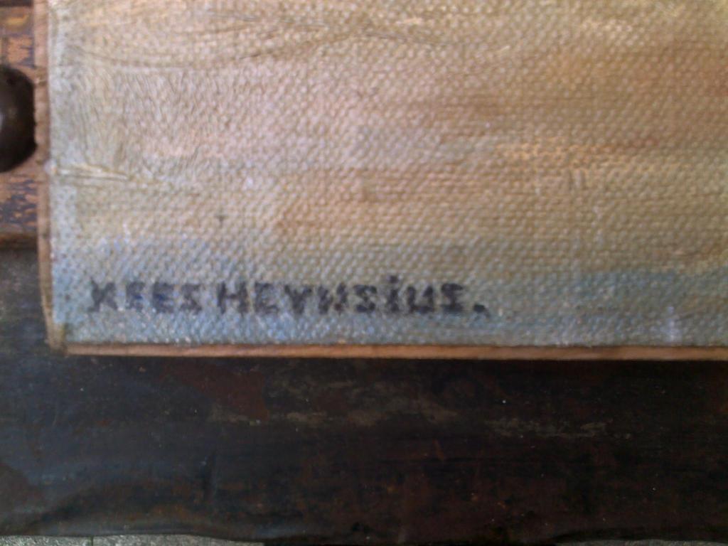 Kees Heynsius  olieverf zeegezicht canvas op houten paneel No 302 kopen? Bied vanaf 200!