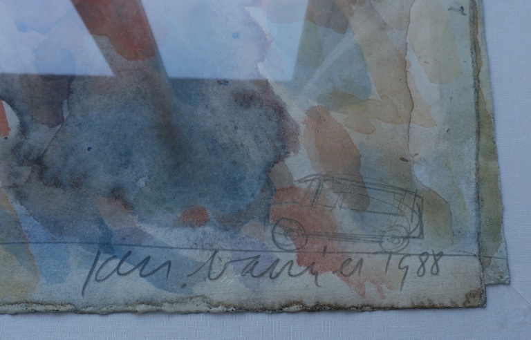 Jan VanRiet - gemengde techniek: Desire-struggle - 1988 kopen? Bied vanaf 850!