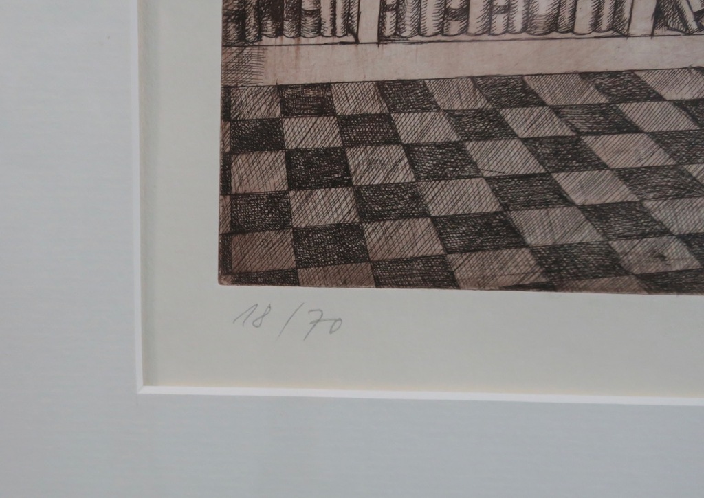 Jiri Sliva: Ets, Chaos - Ingelijst kopen? Bied vanaf 35!