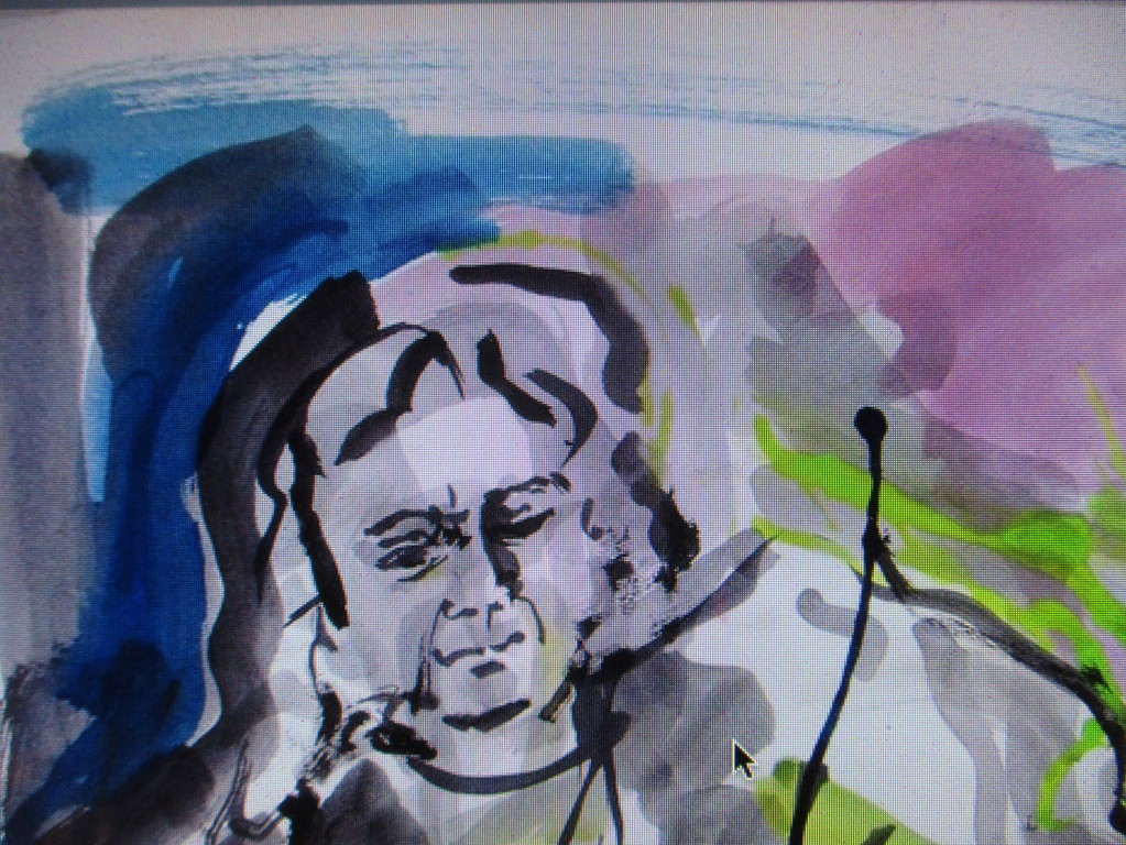 Arien Winkel : aquarel op papier - le tambour  kopen? Bied vanaf 1!