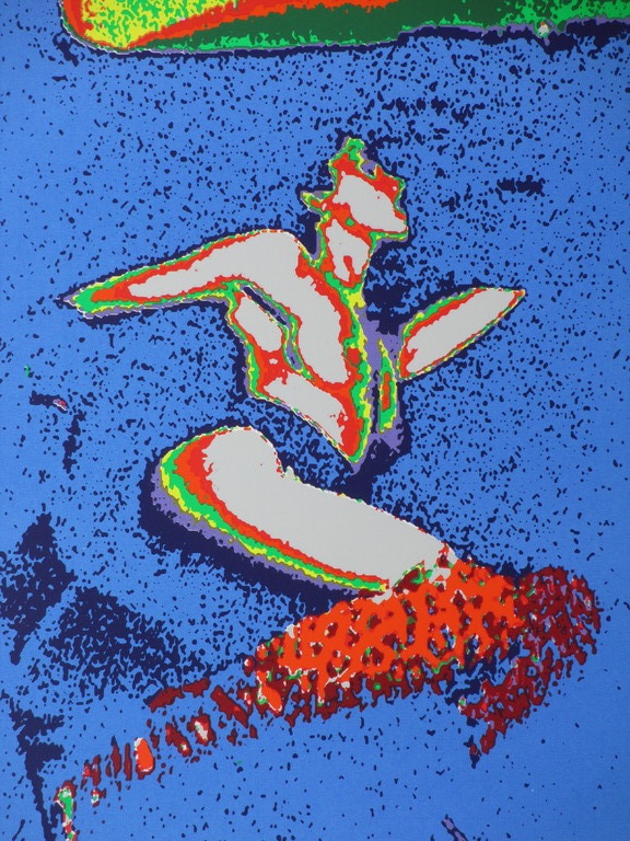 Henk van der Vet, Naaktclubdanseres, Kleurenzeefdruk verkocht voor € 35!