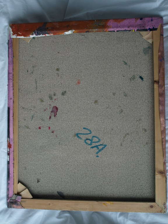 Jurriaan van Hall :  Acrylverf en monoprint – Zelfportret? – gesigneerd - 2003 kopen? Bied vanaf 1!