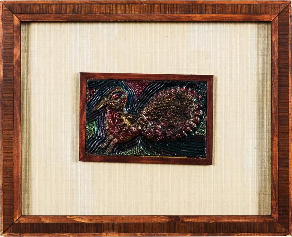 Corneille -  Een set van 4 reliëfs  in originele houten kist kopen? Bied vanaf 600!