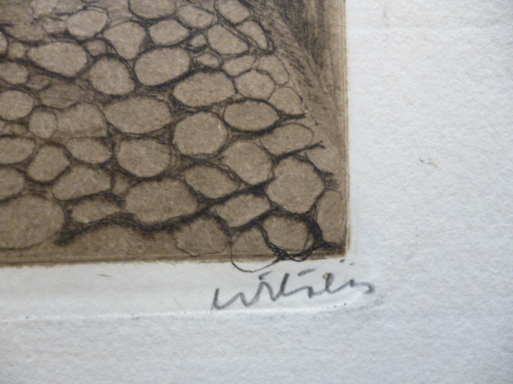 Willem Witsen - ets - Molensteeg, Wijk bij Duurstede kopen? Bied vanaf 95!