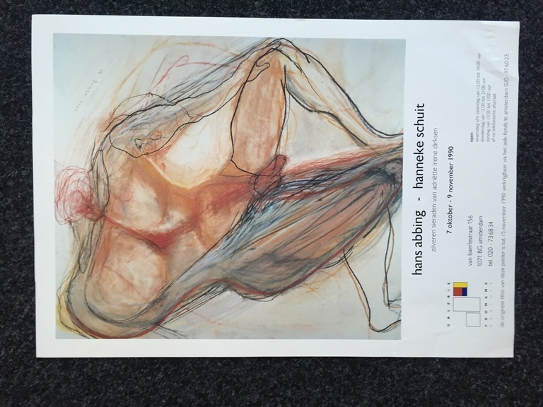 2 X HANS ABBING originele Zeefdruk/Litho  voor het AIDS FONDS  kopen? Bied vanaf 1!