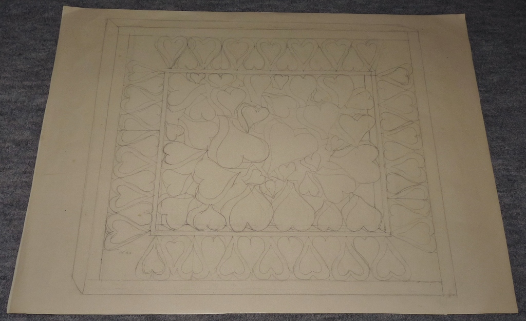 Kees Franse, Tekening, Ontwerp tekening, Gesigneerd kopen? Bied vanaf 55!