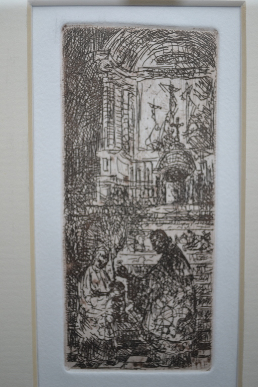 Martin van Waning (1887 - 1972) - ets - religieuze voorstelling kopen? Bied vanaf 1!