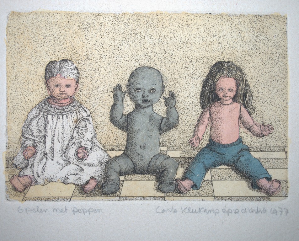 2 kleuretsen op 1 blad, 1977 kopen? Bied vanaf 1!