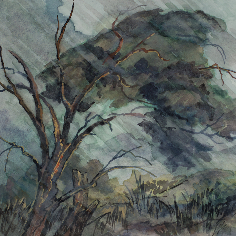 Thijs Mauve (1915-1996), aquarel,  kopen? Bied vanaf 45!