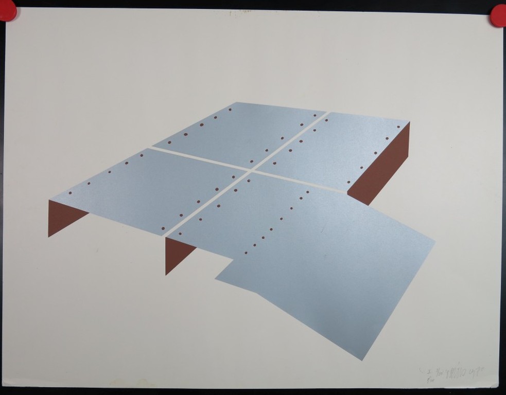 David van de Kop: Zeefdruk, Abstract kopen? Bied vanaf 1!