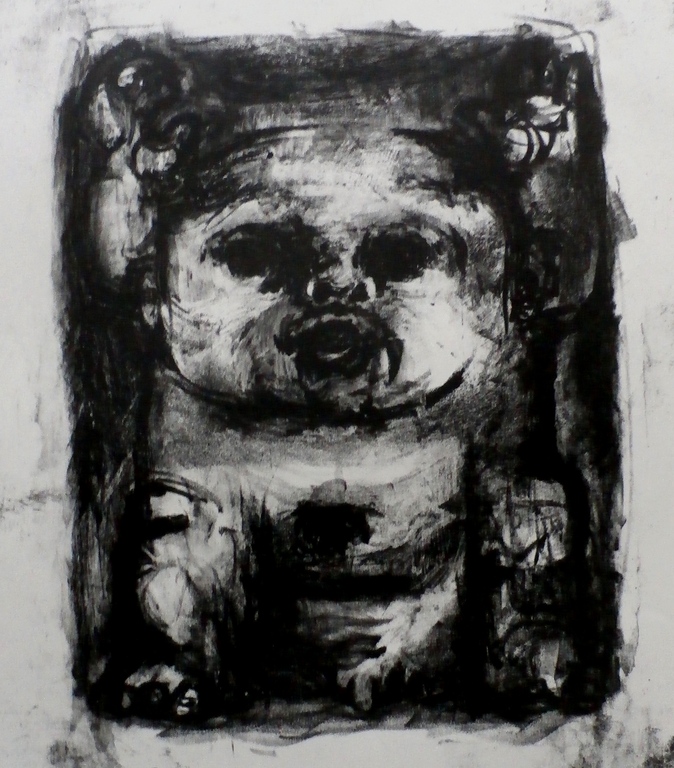 Kees Buurman - Litho: Het kind - 1963 verkocht voor € 45!