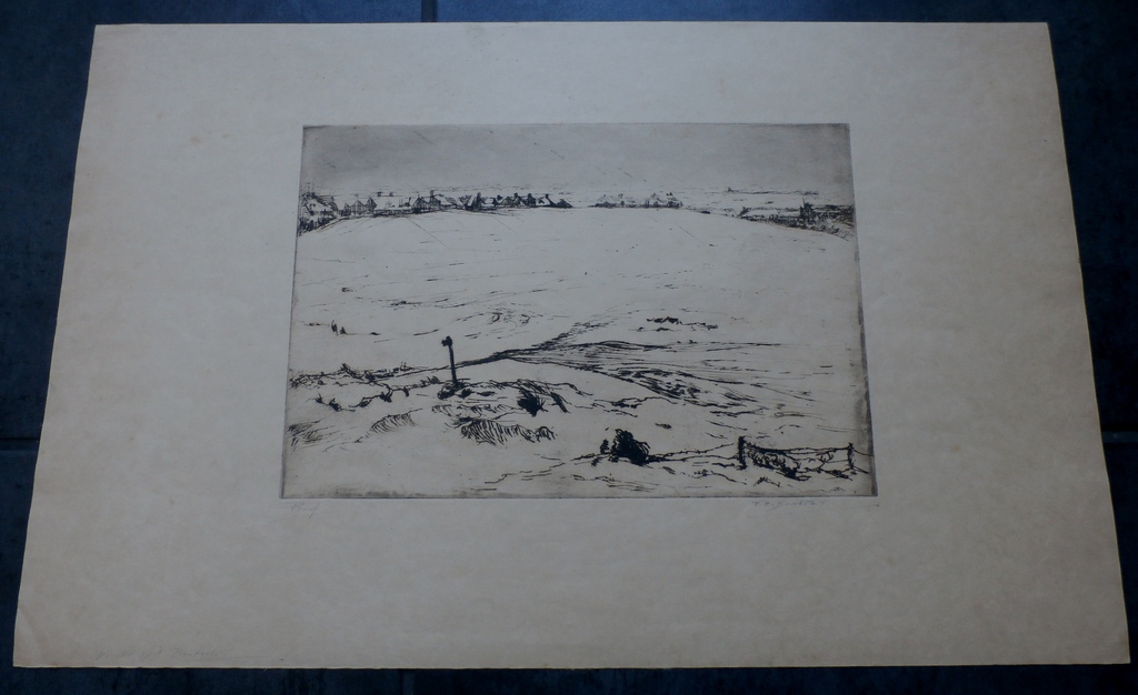 Frederika Broeksmit - ets: Boetveld in de winter - 1942 kopen? Bied vanaf 37!
