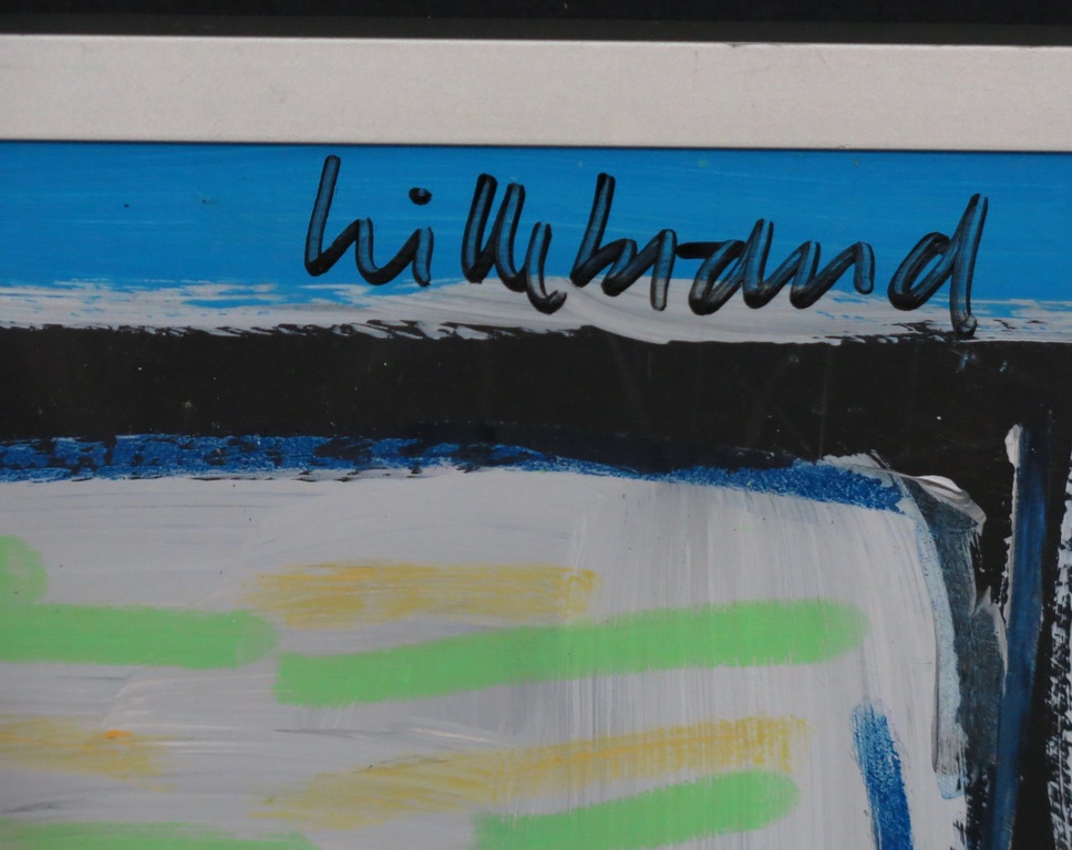 Guido Hillebrand Goedheer: Acryl op papier, Zonder titel - Ingelijst kopen? Bied vanaf 1!