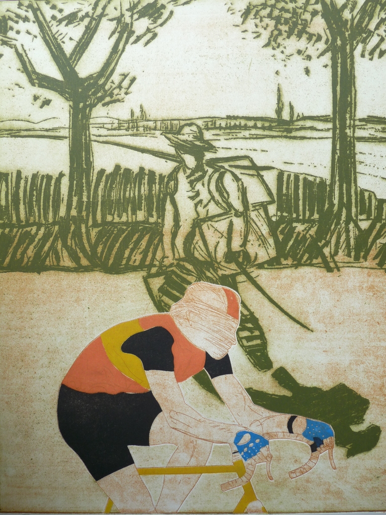 PETER BES   ETS   met  WIELRENNER  uit 1976 verkocht voor € 45!